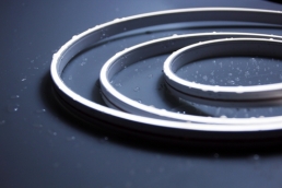 G0612C SMD2835 120led/m DC24V 9W/M flexible side view silicone neon strip